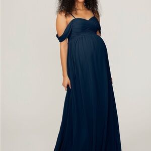 Mori less bridesmaid dress size 22 color DEWDROP (off white)